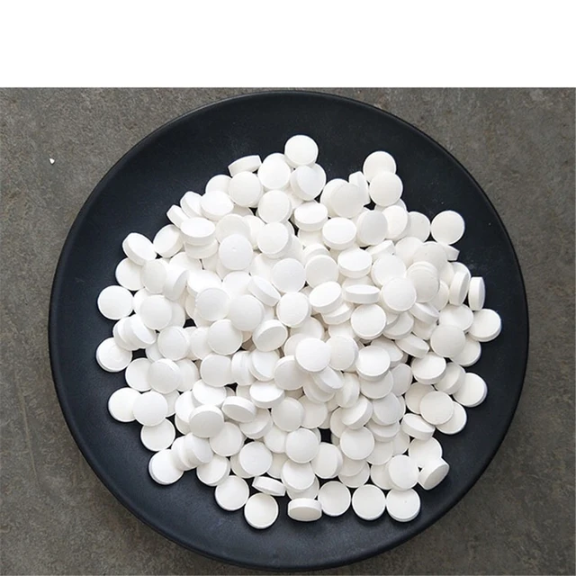 50Tablets/Palack Fertőtlenítő Medence Pezsgő Tabletták Azonnali Tisztítás Úszó Adagoló Tisztítószer - Image 3
