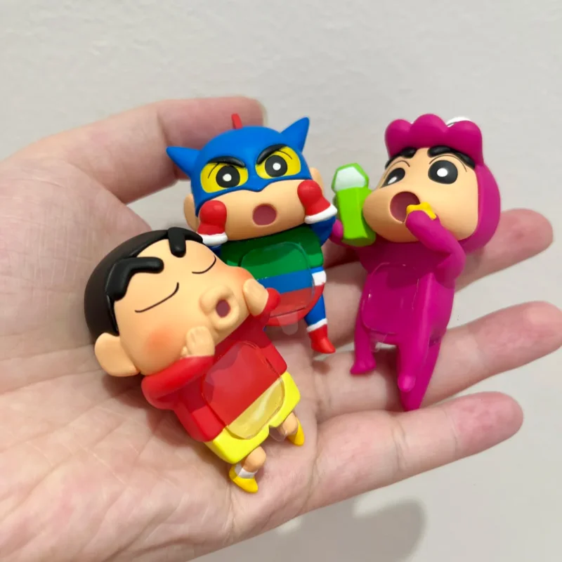 Shin-Chan Collectible Animation Figurine - Cute Blind Box Toy for Mobile Phone Decoration
