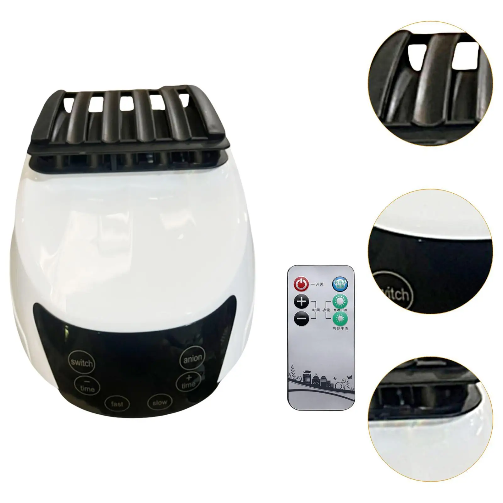 Portable Clothes Dryer Adjustable Timer lectric Drying Machine for Light Clothes Underwear Delicate Garments Apartment Home