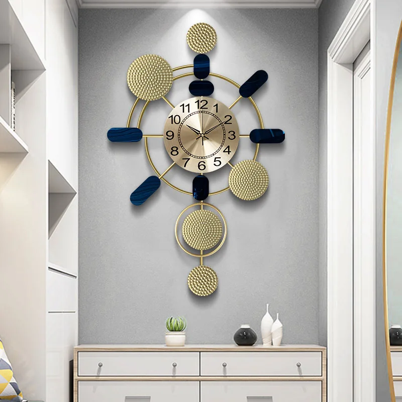 

Fashion Living Room Wall Clocks Decoration Modern Home Decor European Wall Clocks Art Elegant Design Simple Wanduhr Clocks