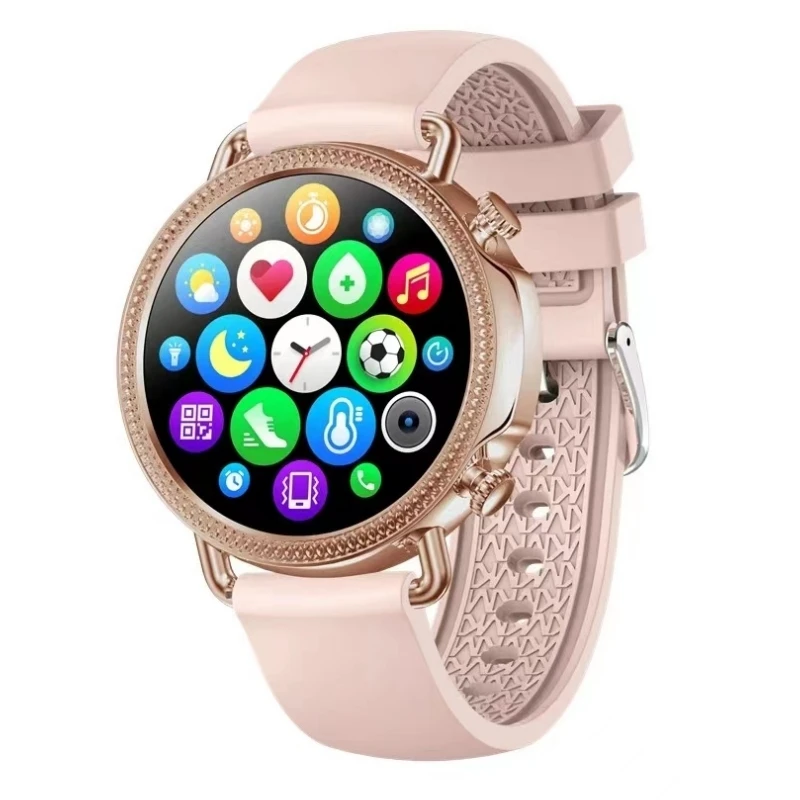 

New V25 Smart Watch Women's Body Temperature IP67 Waterproof Heart Rate Blood Oxygen Monitoring Menstrual Reminder Multifunction