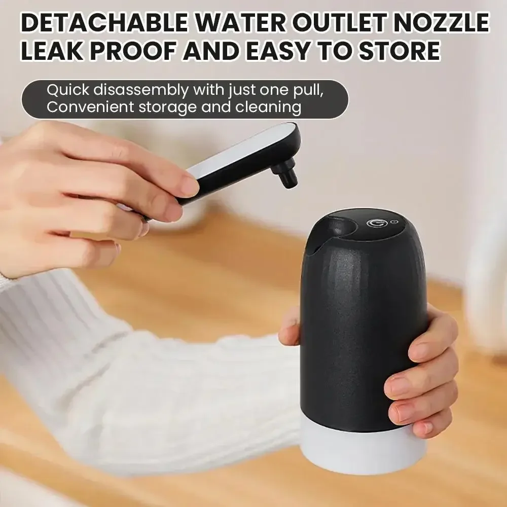 USB Rechargeable Automatic Water Pump Mini Automatic Water Pump Portable Camping Office Home Pressure
