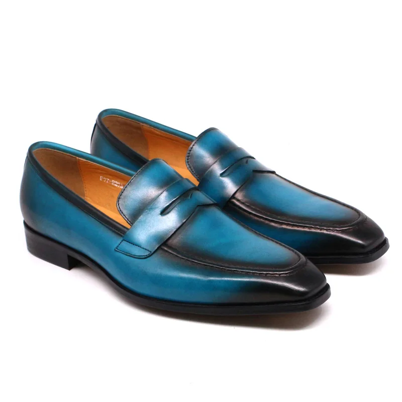 Hombre Zapatos de Zapatos sin cordones de Mocasines Mocasines Pakerson de Ante de color Azul para hombre 