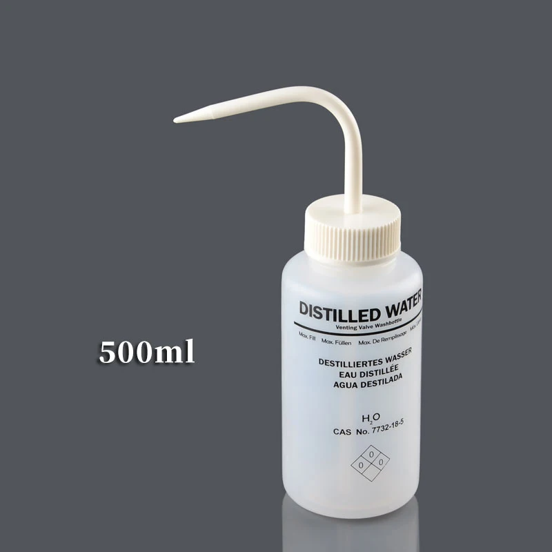 Safe Wash Bottle with Label Acetone Methanol Ethanol Laboratory Cleaning Bottle 1pc 250ml 500ml
