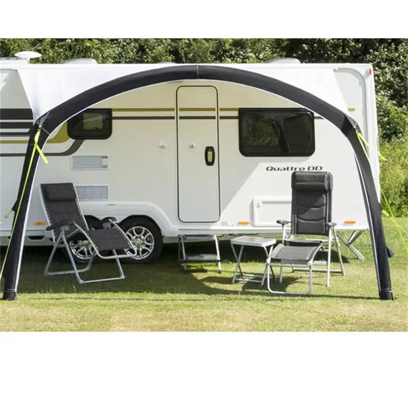 Movable Sliding Stand Homey Drainage Large Camper Van Tent Rv Awning Caravan 3