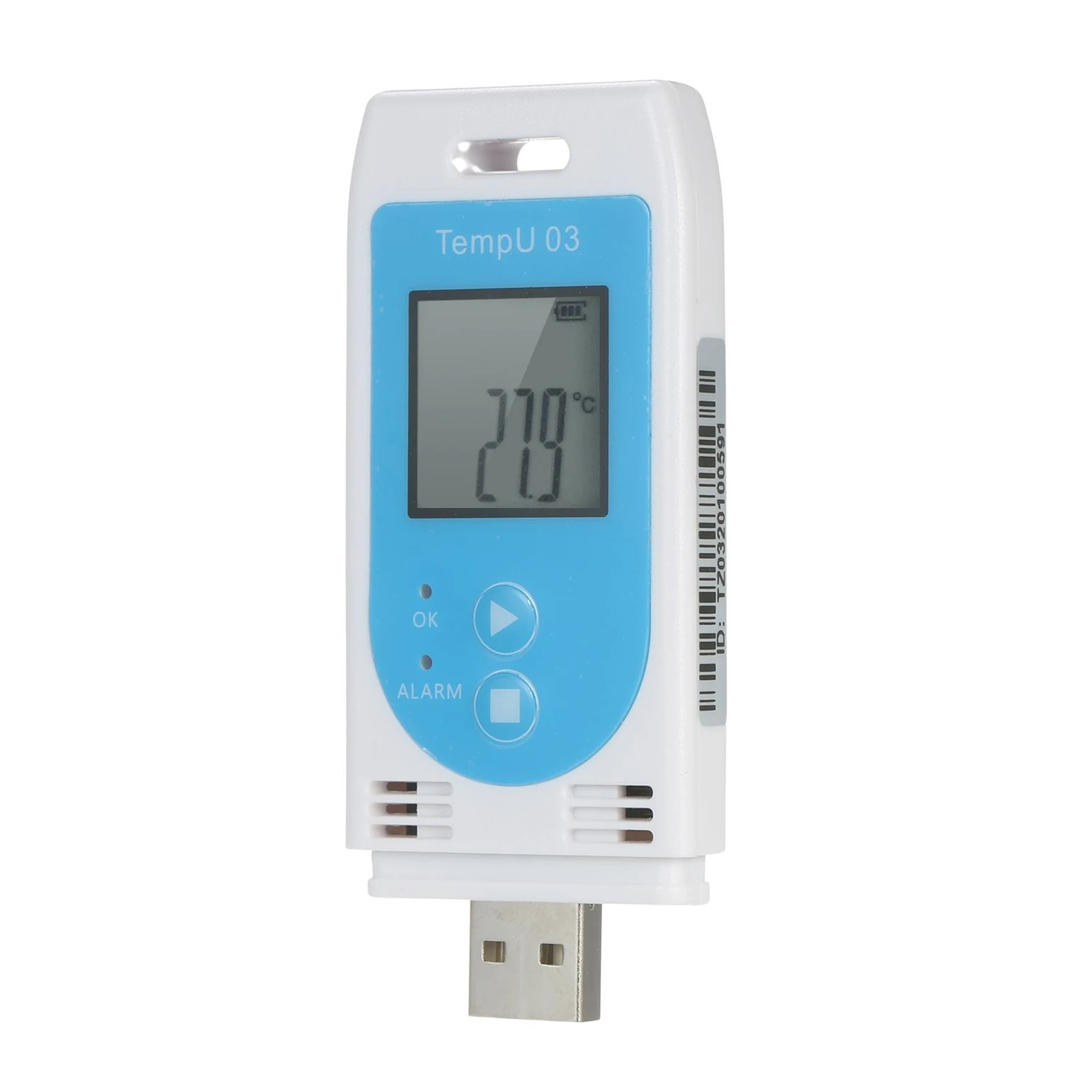 

USB Temperature Humidity Data Logger Reusable RH TEMP Datalogger Recorder Humiture Recording Meter with 32,000 Record Capacity