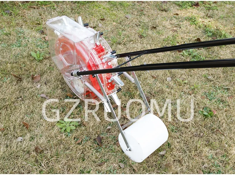 Drum Type Seeder Hand Push Multi Function Sowing Machine For Corn Peanut Soybean