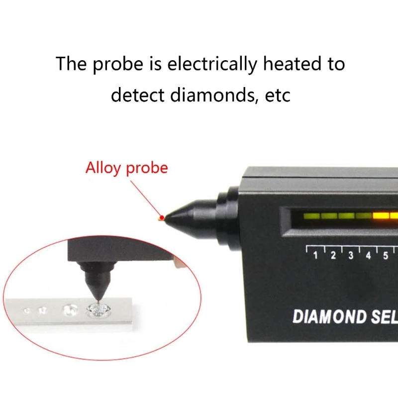 Diamond Selector Jewelry Gold Gem Tester Tool LED Electronic Gemstone Pen  Testers Professional Tools Jade Ruby Stone - AliExpress