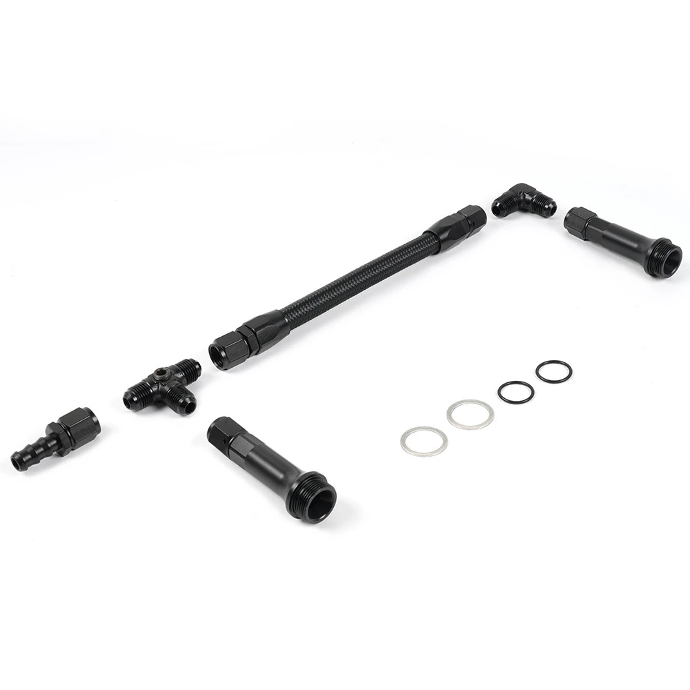 

Карбюратор с двойной входной линией, комплект из нержавеющей стали в оплетке, AN6 двойная подача Carb топливная линия, двойной насос для карбюратора Holley 4150