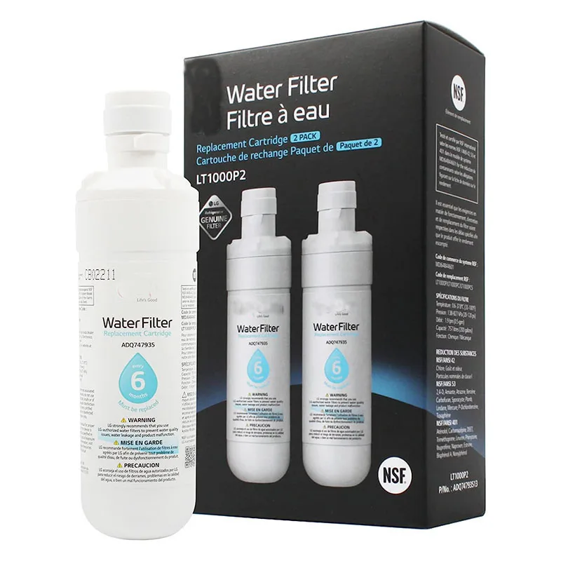 LT1000PRefrigeratorWaterFilterReplacementforLGLT1000PLFXS26596SLFXS28596SADQ74793501