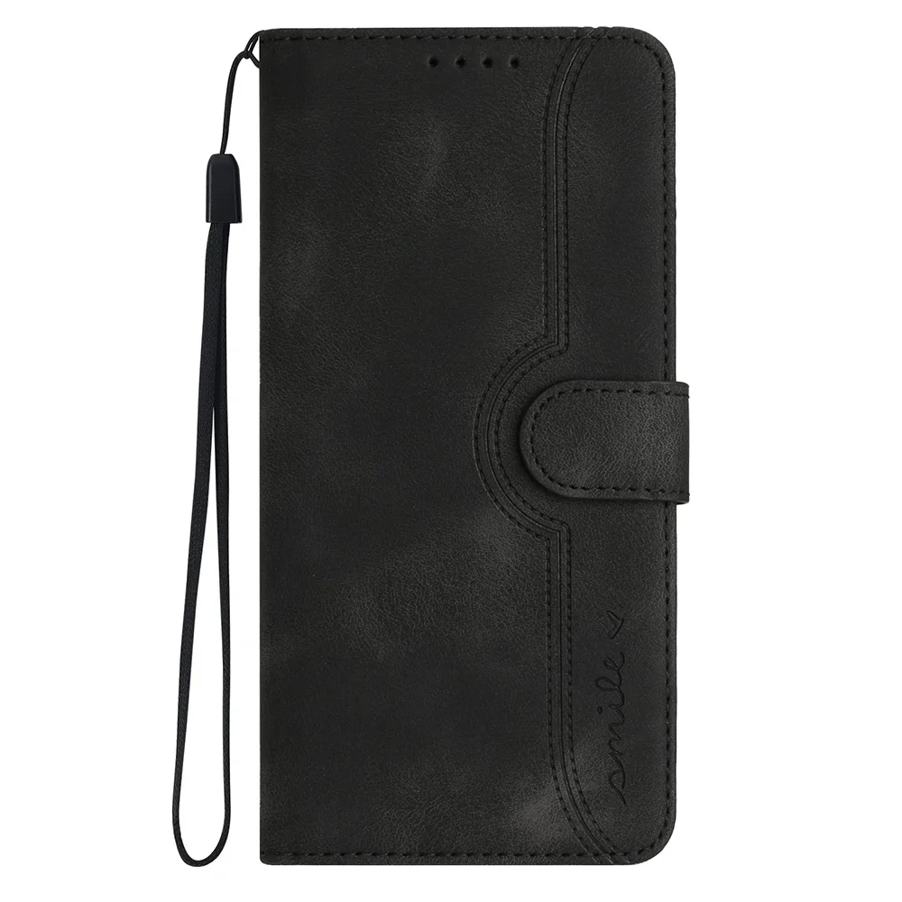 Elegant Leather Flip Wallet Case with Book-Style Card Slot and Phone Cover