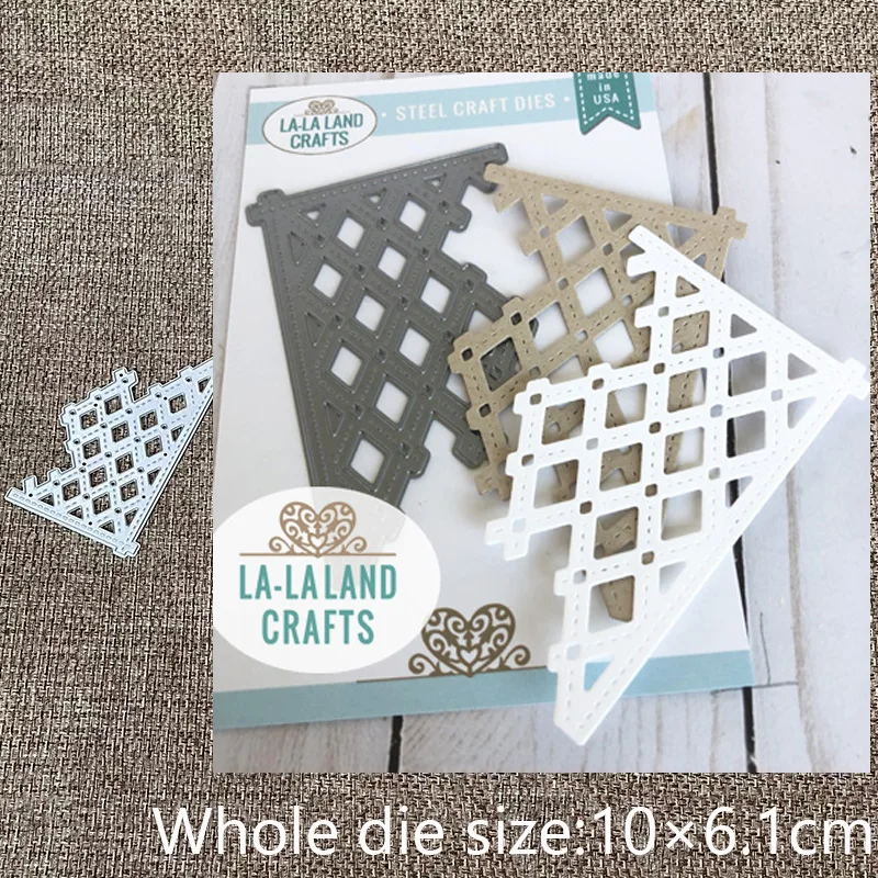 Nuovo Angolo In Pizzo Cornice Quadrata Fai Da Te Metallo Taglio - Foto 2