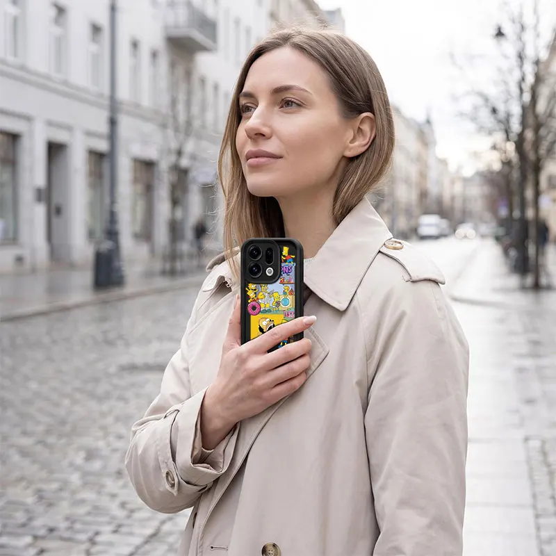The Simpsons Cartoon Shockproof Phone Case