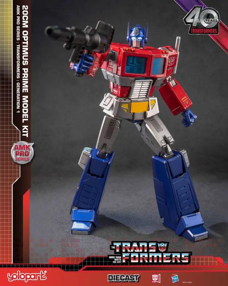 YOLOPARK Transformers Optimus Prime figure Toy Generation One AMK