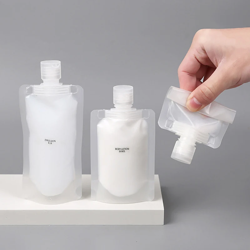 

30/50/100ml Shampoo Makeup Fluid Sub Bottle Packaging Bottle Portable Travel Liquid Soap Bottle Cosmetic Filling Bag Packing Bag