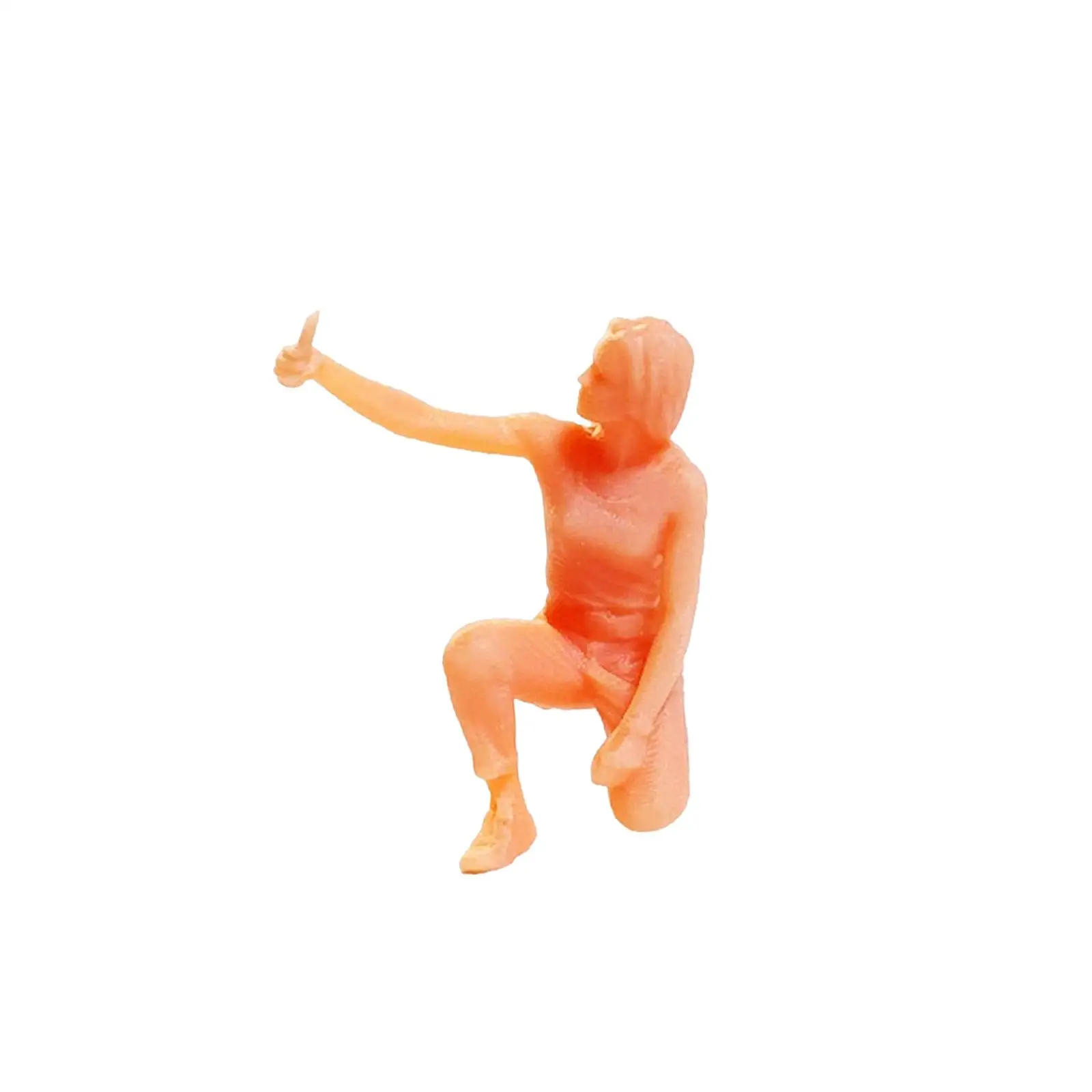 1/64 Figures Mini People Model 1/64 Diorama Figurines for Model Train Layout Architectural Building Diorama Layout Decoration 5