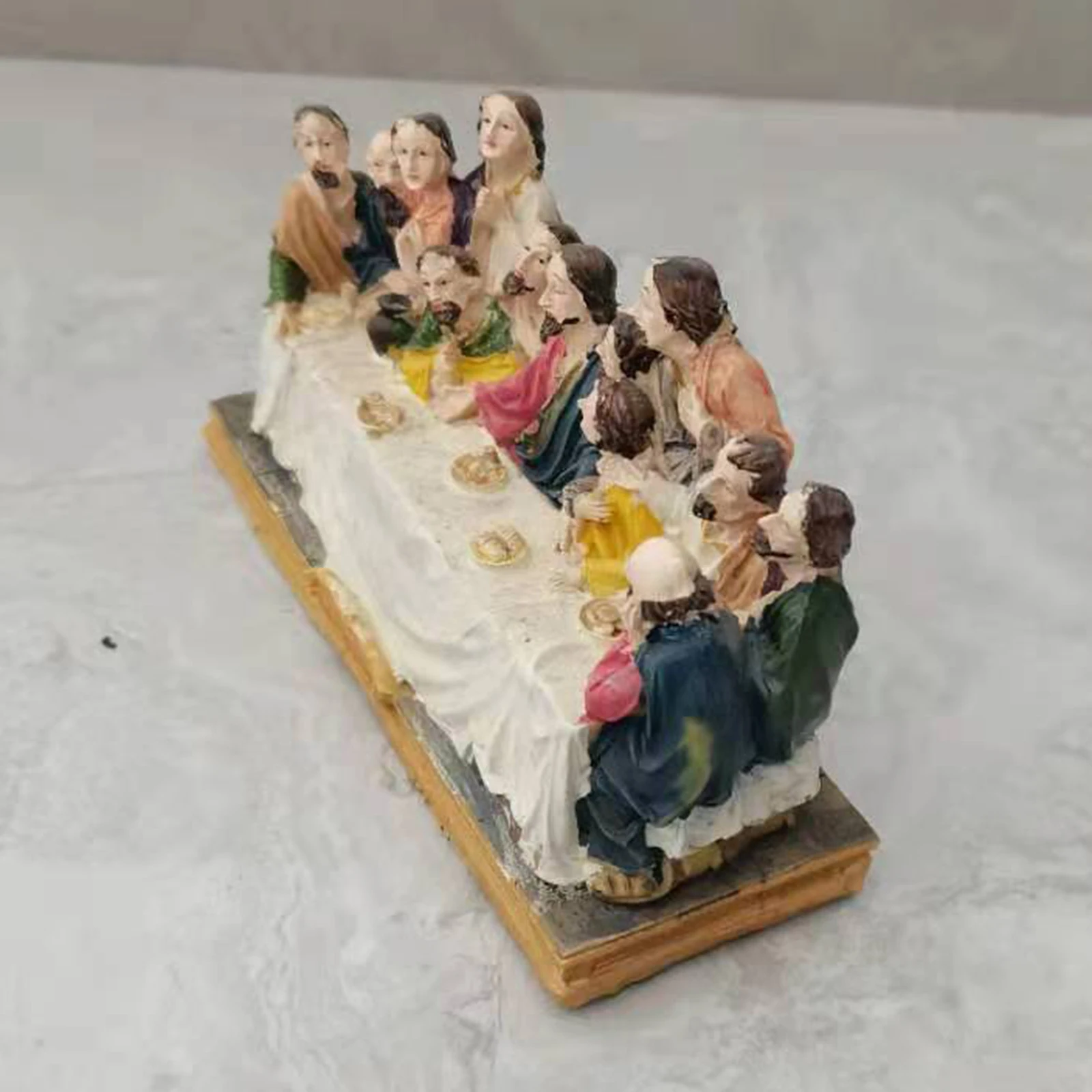 Collection Last Supper Statue Table Top Decoration Holy Religious Figurine House Home Office Car Decor,7