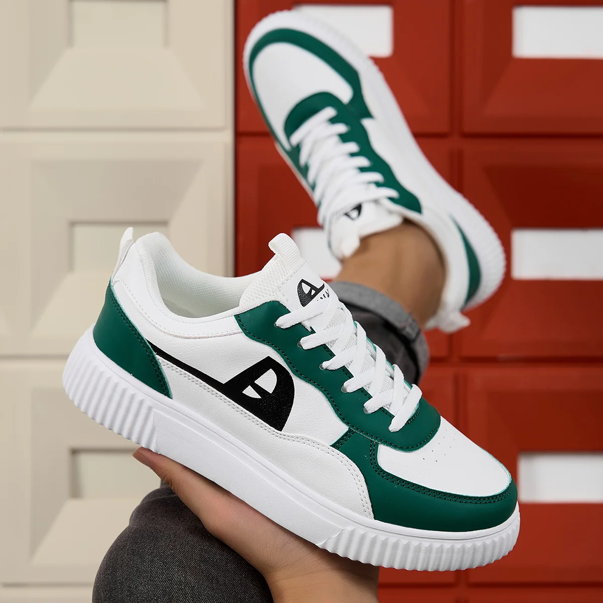 Модне жіноче повсякденне взуття, дихаюче взуття для прогулянок на плоскій підошві, кросівки, біле жіноче взуття, спортивне бігове взуття для прогулянок на свіжому повітрі для чоловіків