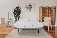 Omne Sleep 8" Memory Foam Mattress Full in White/Light Blue 1