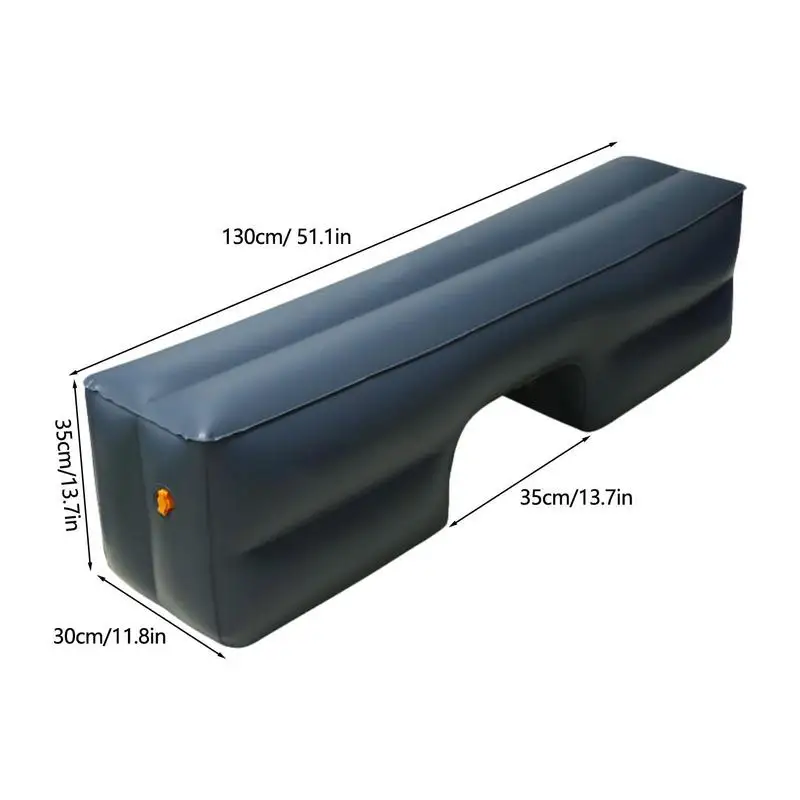 Portable Car Back Seat Gaps Pad Auto Air Mattress Inatable Seat Back Air Bed Cushion Rear Clearance Page For Car Interior