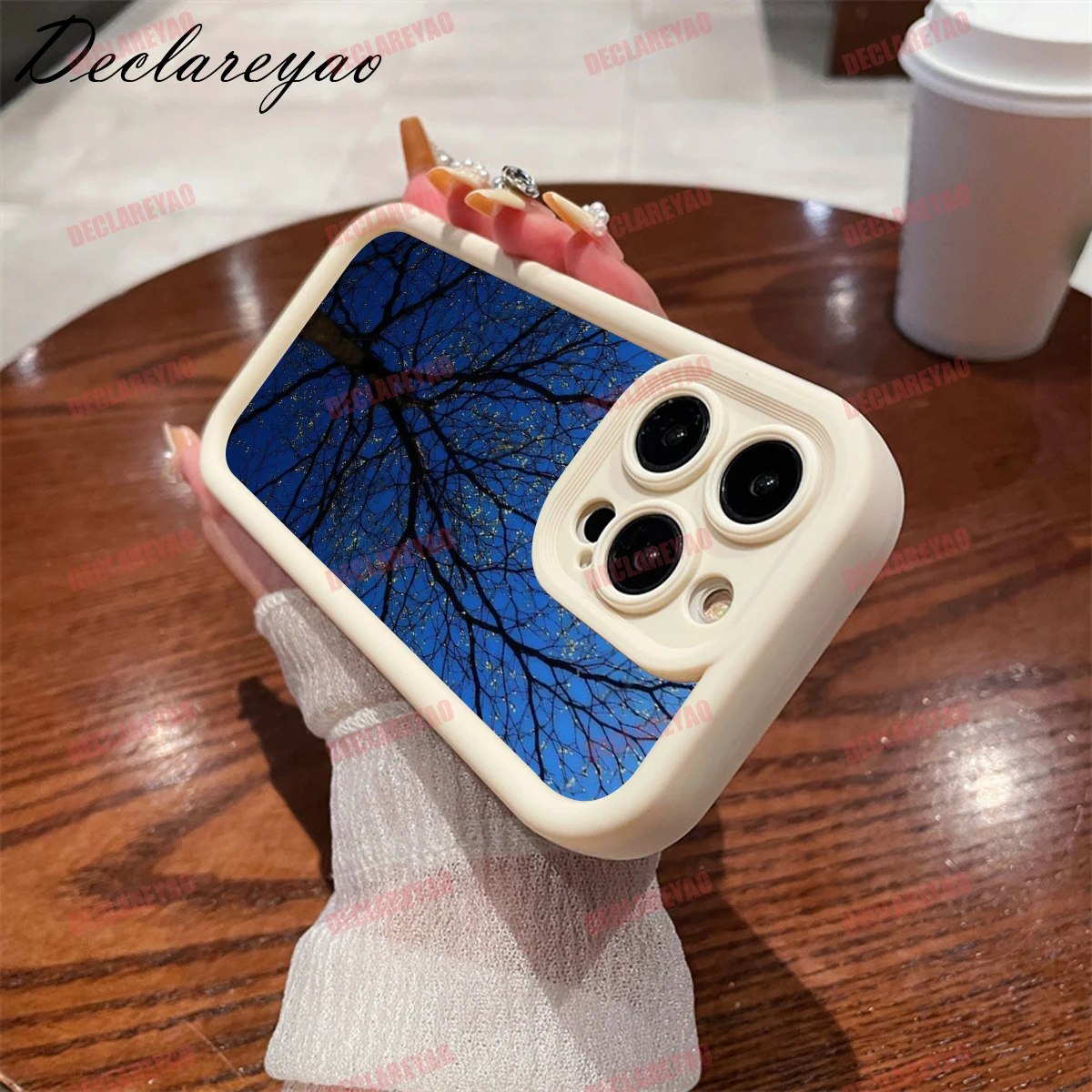DECLAREYAO Soft Light Slim Matte TPU Shockproof Phone Case