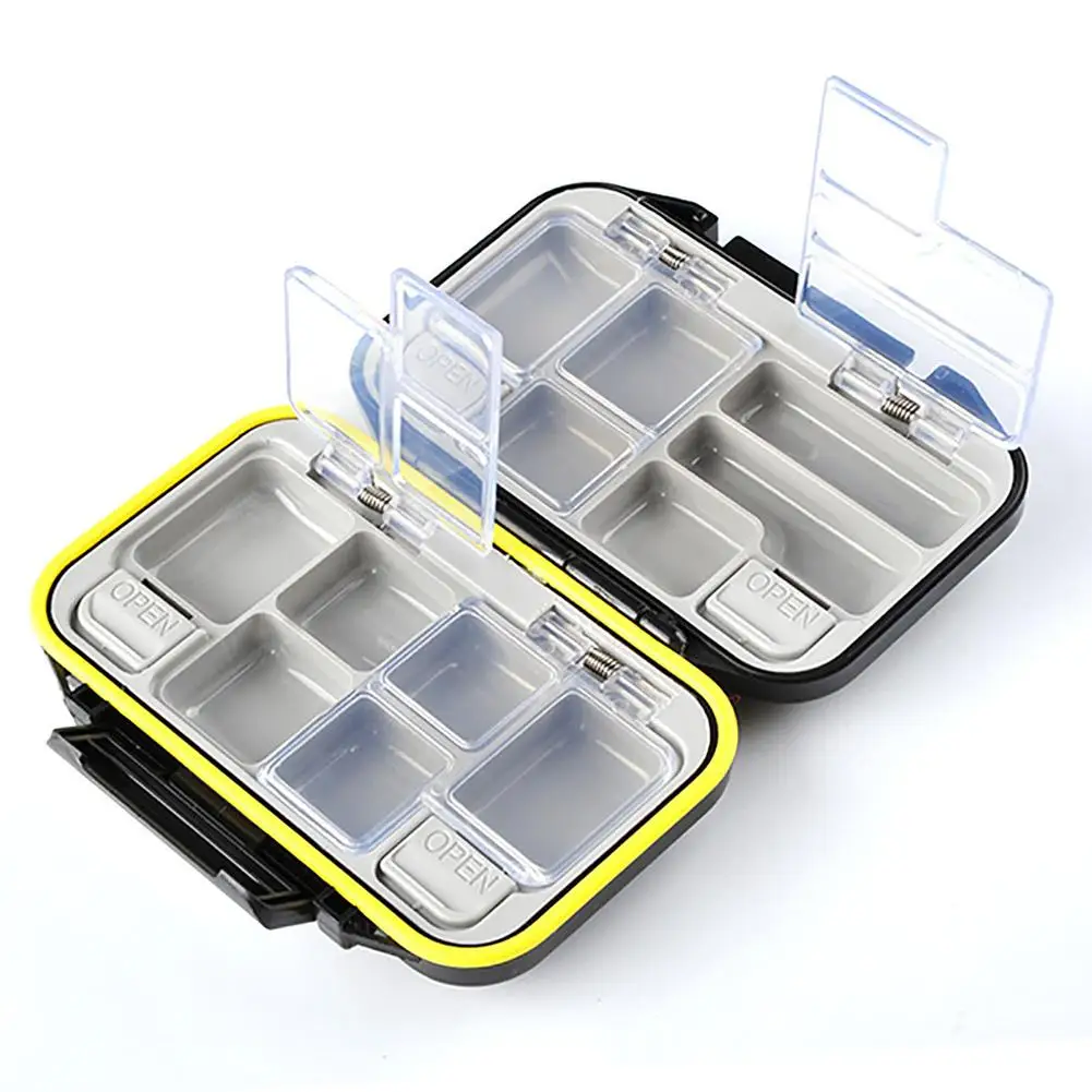 

Fishing Tackle Box Waterproof Multifunctional Fishing Lure Hooks Storage Box Container Fishing Tool Accessories Organizer Case