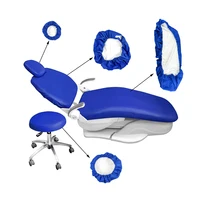 Juste de chaise d'unité dentaire en cuir PU, étui de protection étanche, manchon élastique, équipement de dentiste, siège de dentisterie, ensemble de 4 pièces 3