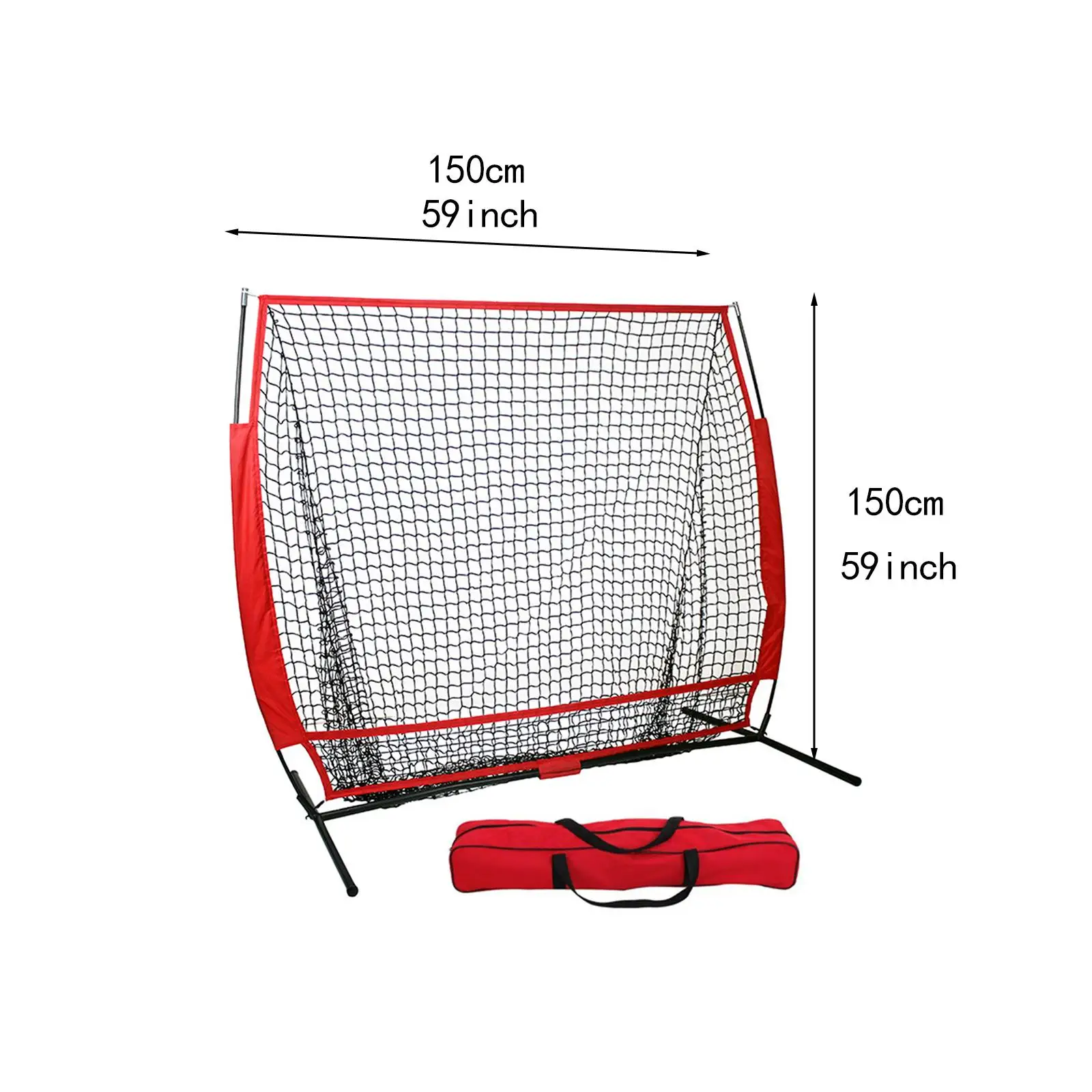 5ftx5ft Baseball Net Softball Net Portable Backstop Training Aid Training Net Baseball Softball Practice Net for Fielding 5ftx5ft Baseball Net Softball Net Portable Backstop Training Aid Training Net Baseball Softball Practice Net for Fielding