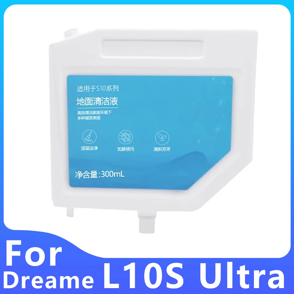 Líquido Detergente para Dreame L10s Ultra L10 Ultra S10 Pro S10plus Aspirador Acessórios Fluidos 300ml Solução de Limpeza
