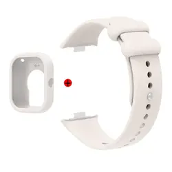 Premium Silicone Case & Strap Combo for Smartwatch - 2 - in - 1 Protector Shell and Band (Star)