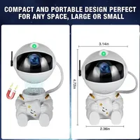 2024Star Projector Galaxy Night Light Astronaut Space Projector Starry Nebula Ceiling Lamp for Bedroom Home Decorative kids gift 2