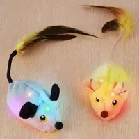 Interactive Cat Toy Electronic Mouse Moving Cat Toy Simulation Remote Control Mice Moving Toy for Cat Self Play Chasing Exercise 3