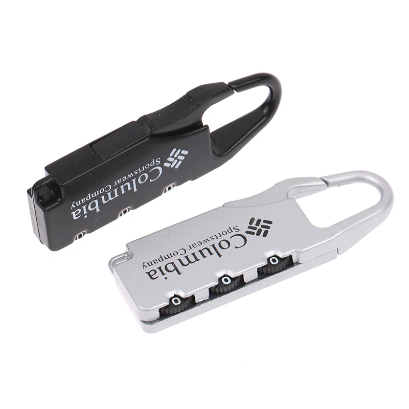 Mini Padlock Security Padlock Travel Padlock Luggage Padlock Digit Combination Lock Combination Lock Combination Code Digital Code Lock Padlock For Handbag Zipper Bag Backpack Drawer Cabinet Luggage Tools Alloy