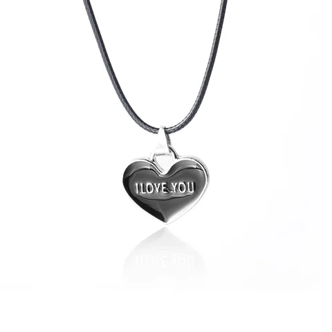 Black And White Ghost Pendant Necklaces For Women Men Best Friend Lovely Ghost Pendant Couple Necklace Fashion Jewelry