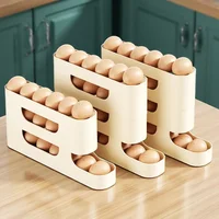 4layer Slide Egg Storage Box Ladder Style Egg Box Storage Refrigerator Side Door Large Capacity Automatic Egg Rolling Machine 1