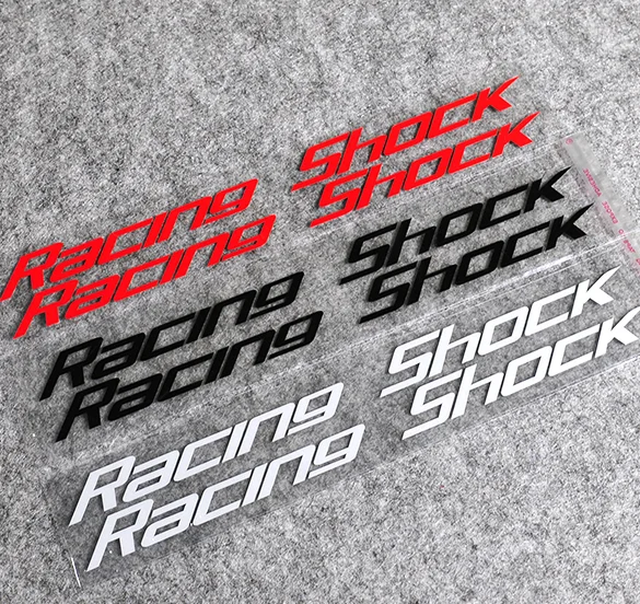 

Автомобильный Стайлинг виниловая наклейка на корпус автомобильного заднего стекла мотоцикла наклейки для гоночного шока 22x2 см