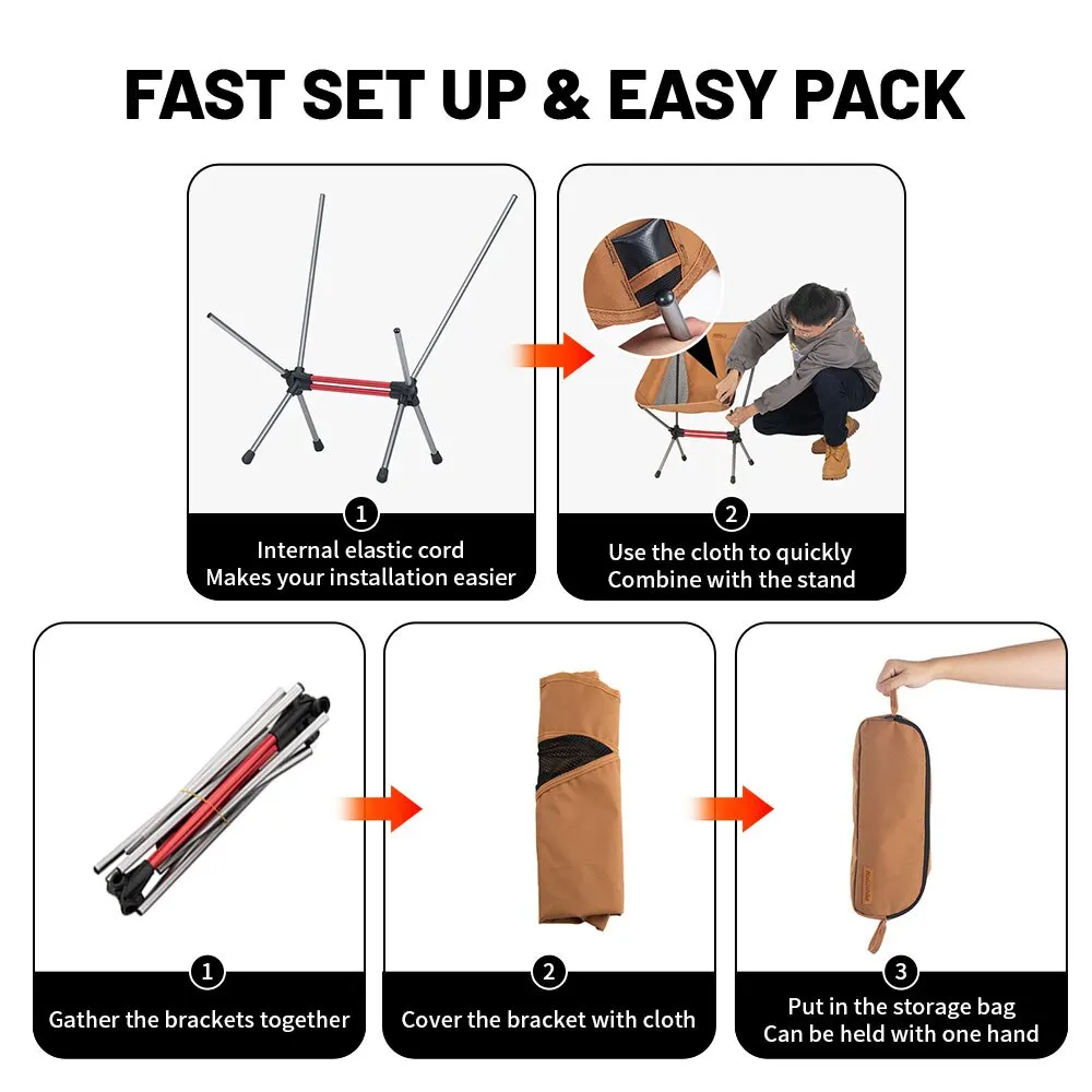 Naturehike New Outdoor Portable Folding Chair Ultralight Camping Fishing Chair Picnic Beach YL08 Aluminum Alloy