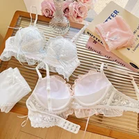 Style japonais Lolita princesse vent dentelle dentelle Lingerie conception pour filles soutien-gorge push-up femmes sous-vêtements soutien-gorge Push Up 5
