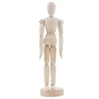 4.5 5.5 8 inch Artist Movable Limbs Home Decor Art Models Ornaments Wooden Toy Mannequin Figure Model Action Toy Figures 3
