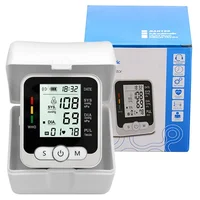 Medical Digital LCD Display Wrist Blood Pressure Monitor Pulse Heart Rate Monitor Tonometer Portable Automatic Sphygmomanometer 1