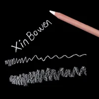 3Pcs Professional White Charcoal Pencils Set Sketch Highlight White Pencils for Drawing, Sketching Shading Blending Art Supplies 4