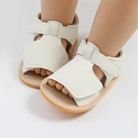 ma&baby 0-18M Newborn Baby Boy Girl Sandals PU Leather Non-slip Summer Toddler Infant Casual Shoes 3