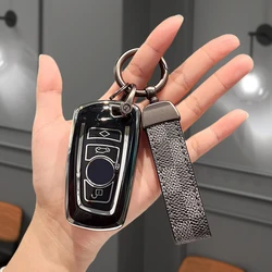 Premium TPU Car Key Case Cover - Sleek, Durable Auto Accessory Fob Protector (Black Set 1)