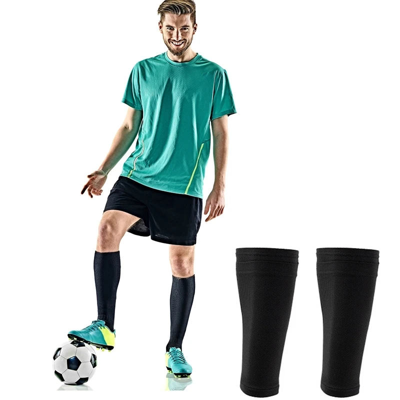 

4-13 Years Old Kids Teens Soccer Shin Guards Leg Sleeves Football Calf Protector Shinpads Shockproof Anti-collision Sets