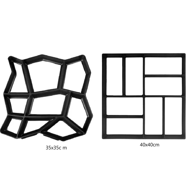 Kerti Út Készítő Penész Műanyag Barkácsolás Manuálisan Burkoló Cement Tégla Beton Újrahasznosítható - Image 2