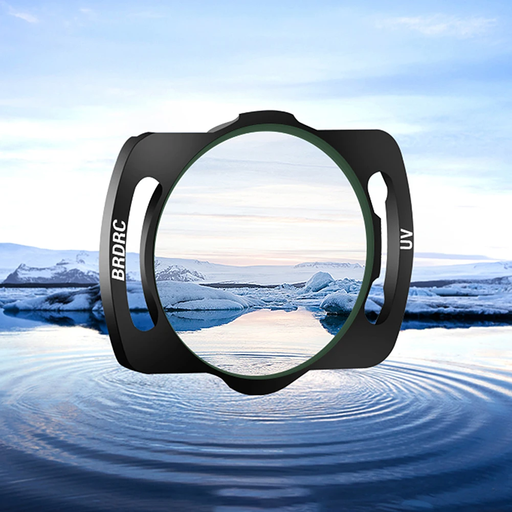 Drone Lens Filter Drone Accessories Drone Camera Lens Filter Quick Installation Waterproof Scratch Proof for DJI O3 Air Unit