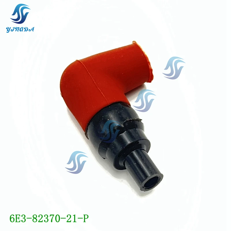 6E3-82370-21 Boat Plug Cap Assy Cover For Yamaha Outboard 9.9/15/40HP ,F2/2.5/F4/F6/F8/F9.9 62E-82371-11 , 663-82370-01 plug cap assembly yamaha 8a5 82370 20 00