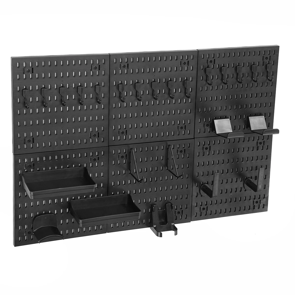 Heavy Duty PP Plastic Modular Wall Organizer for Gaming Storage