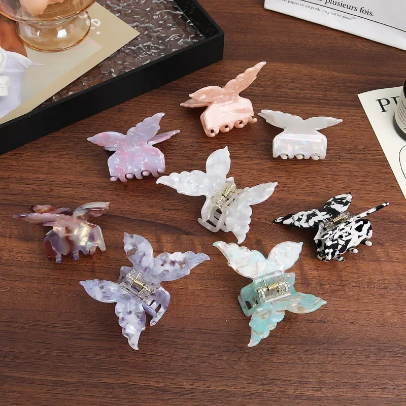 Acetate Butterfly Hair Claw French Style Hair Styling Tools Accessories Retro Clamps Women Hairpins hair claw