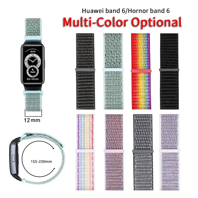 Adjustable Breathable Nylon Strap Replacement Bracelet Wristband